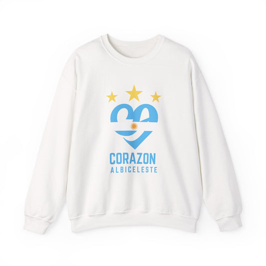 Corazon Albiceleste Unisex Sweatshirt - Heart of the Game