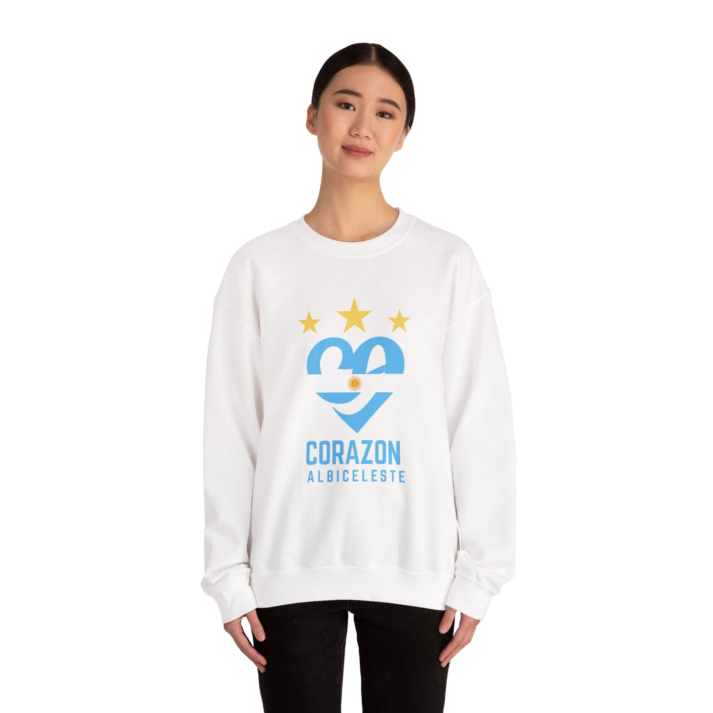 Corazon Albiceleste Unisex Sweatshirt - Heart of the Game