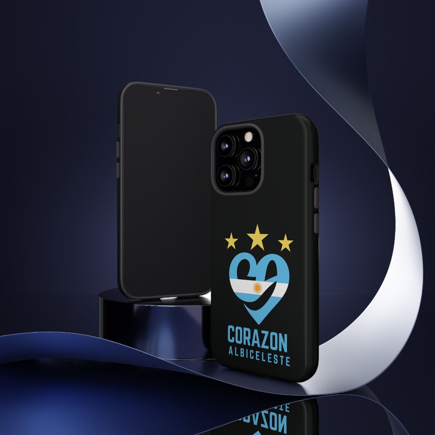 Corazon Albiceleste Phone Case - Tough & Stylish Protection for Fans