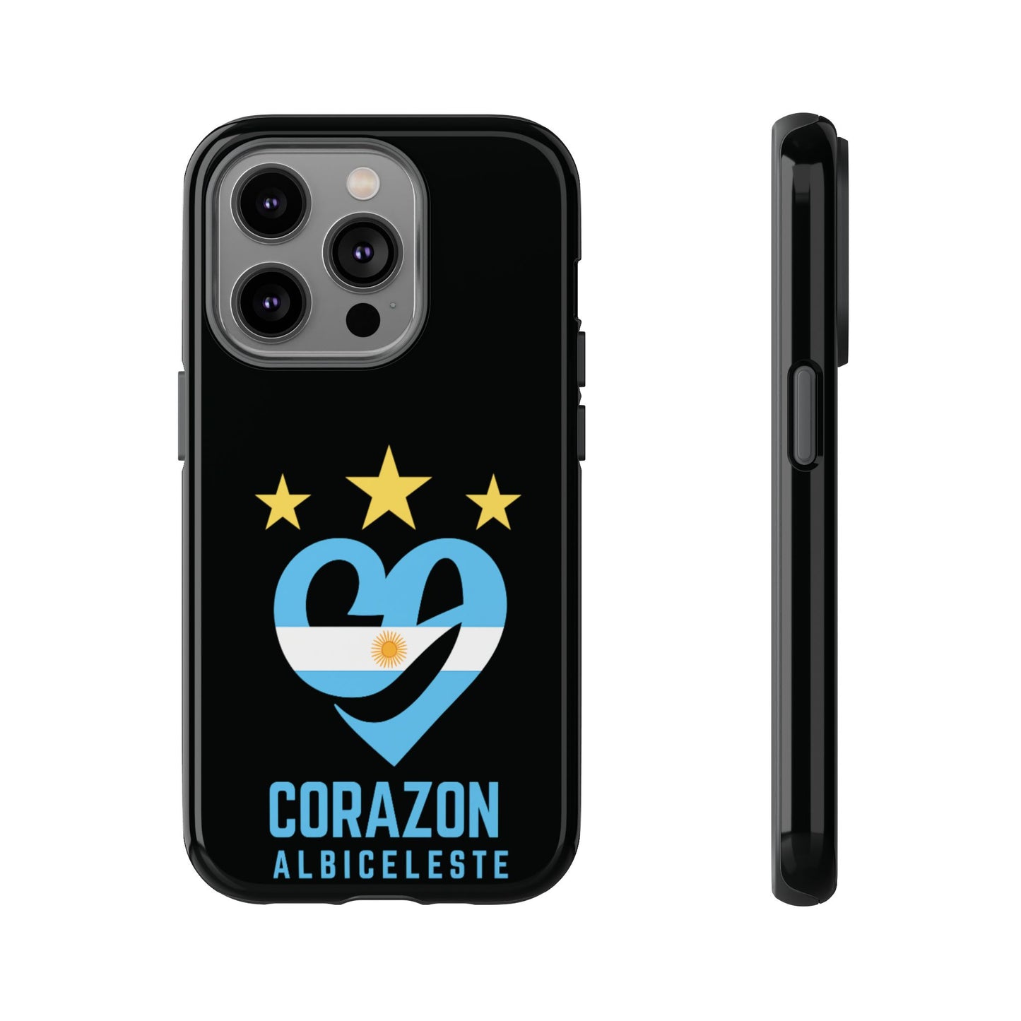 Corazon Albiceleste Phone Case - Tough & Stylish Protection for Fans