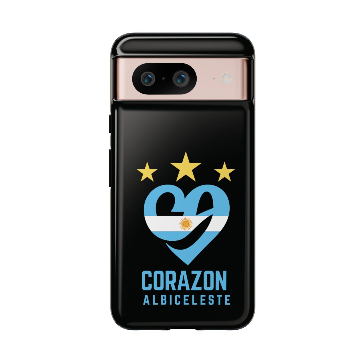 Corazon Albiceleste Phone Case - Tough & Stylish Protection for Fans