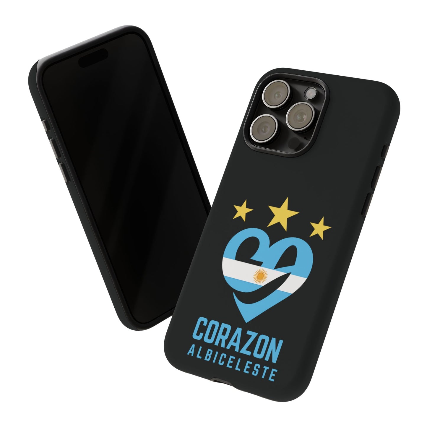 Corazon Albiceleste Phone Case - Tough & Stylish Protection for Fans