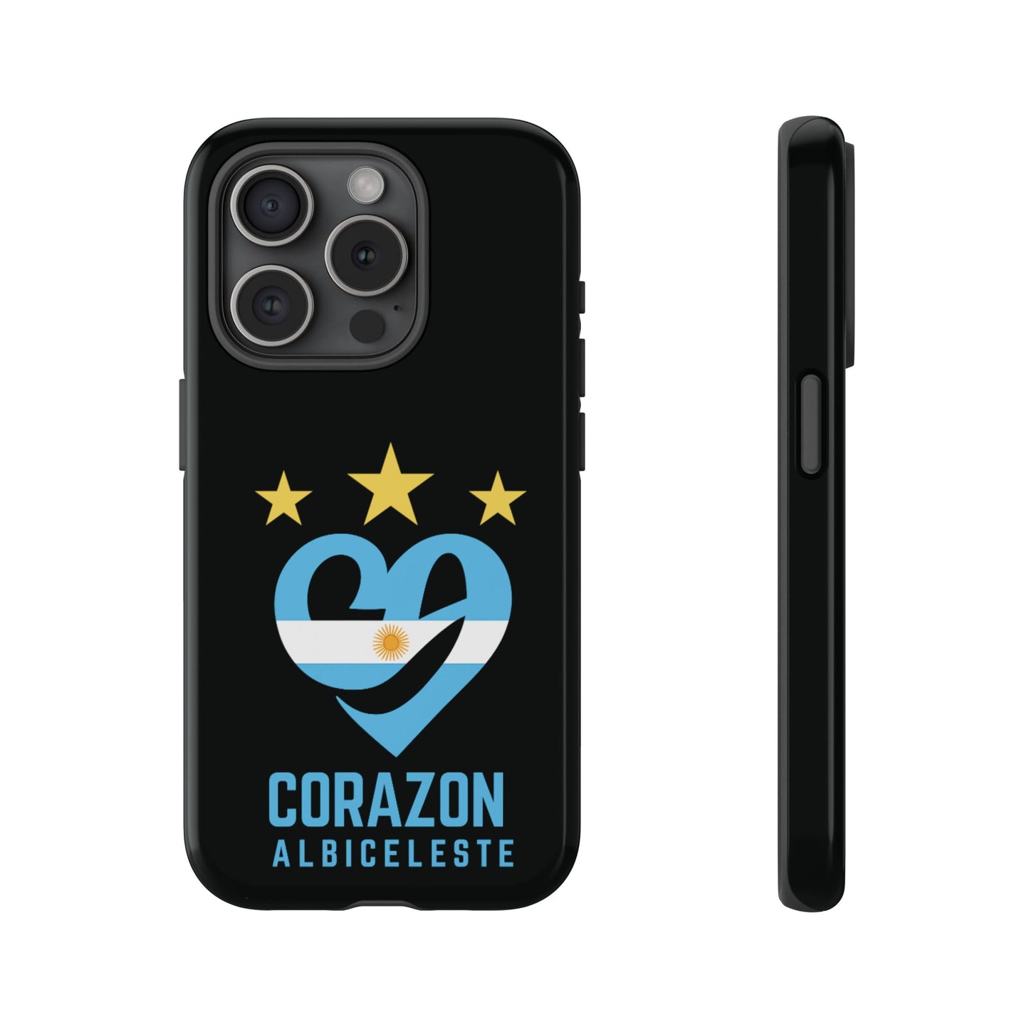 Corazon Albiceleste Phone Case - Tough & Stylish Protection for Fans