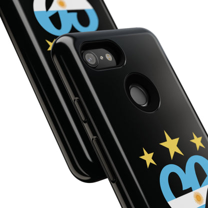 Corazon Albiceleste Phone Case - Tough & Stylish Protection for Fans