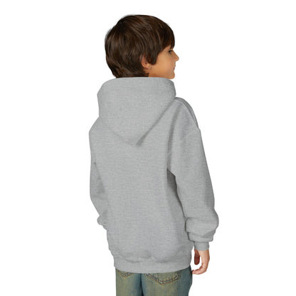Youth Hooded Sweatshirt with 'Corazon' Design - Heartfelt Comfort for Kids