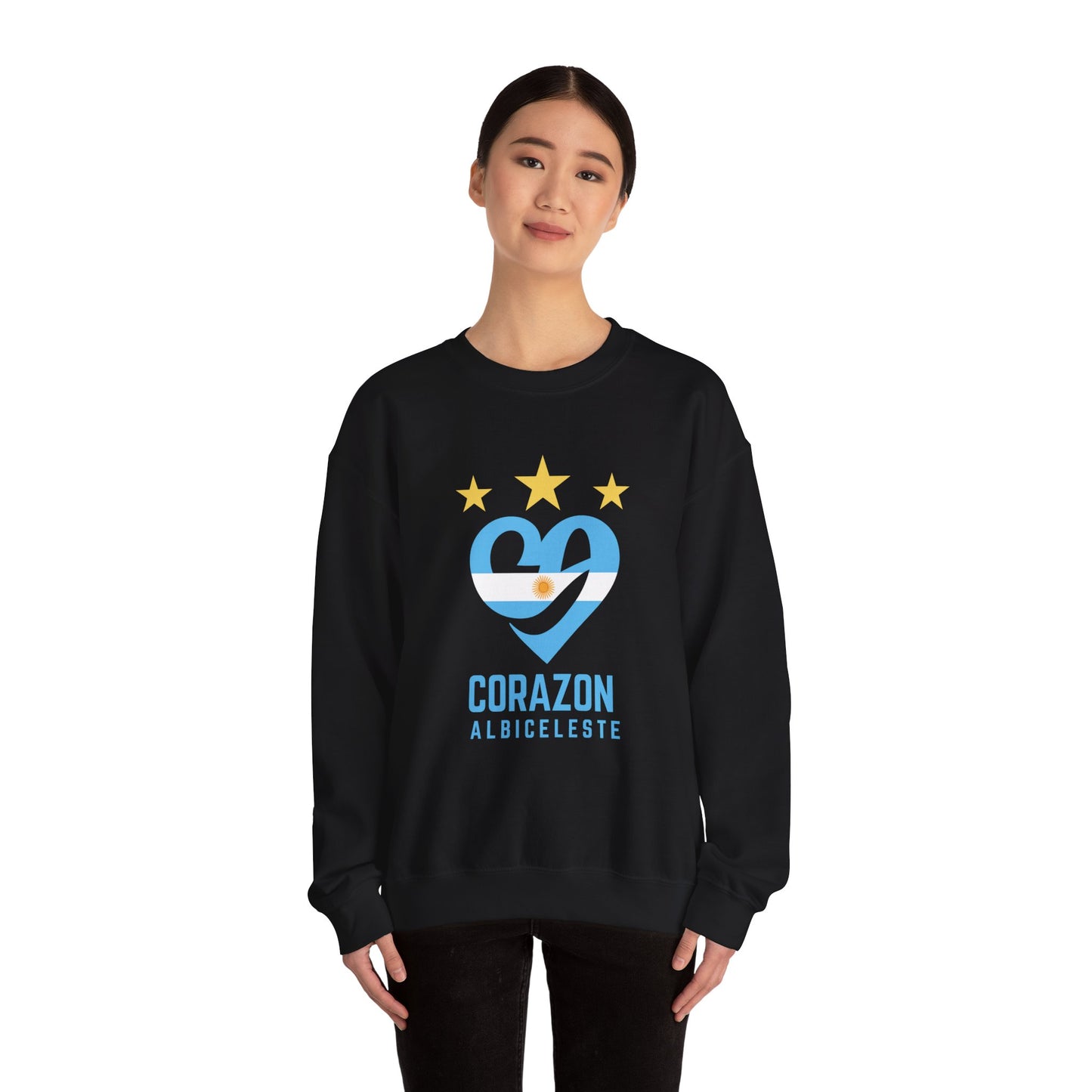 Corazon Albiceleste Unisex Sweatshirt - Heart of the Game