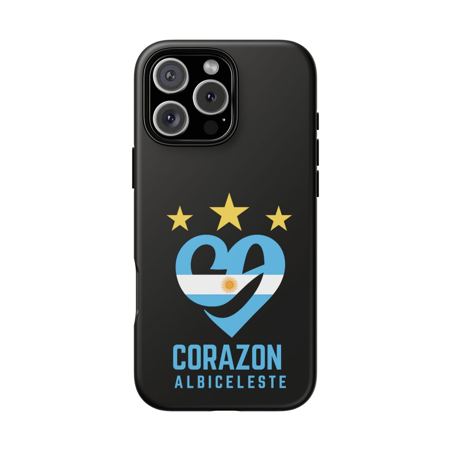 Corazon Albiceleste Phone Case - Tough & Stylish Protection for Fans