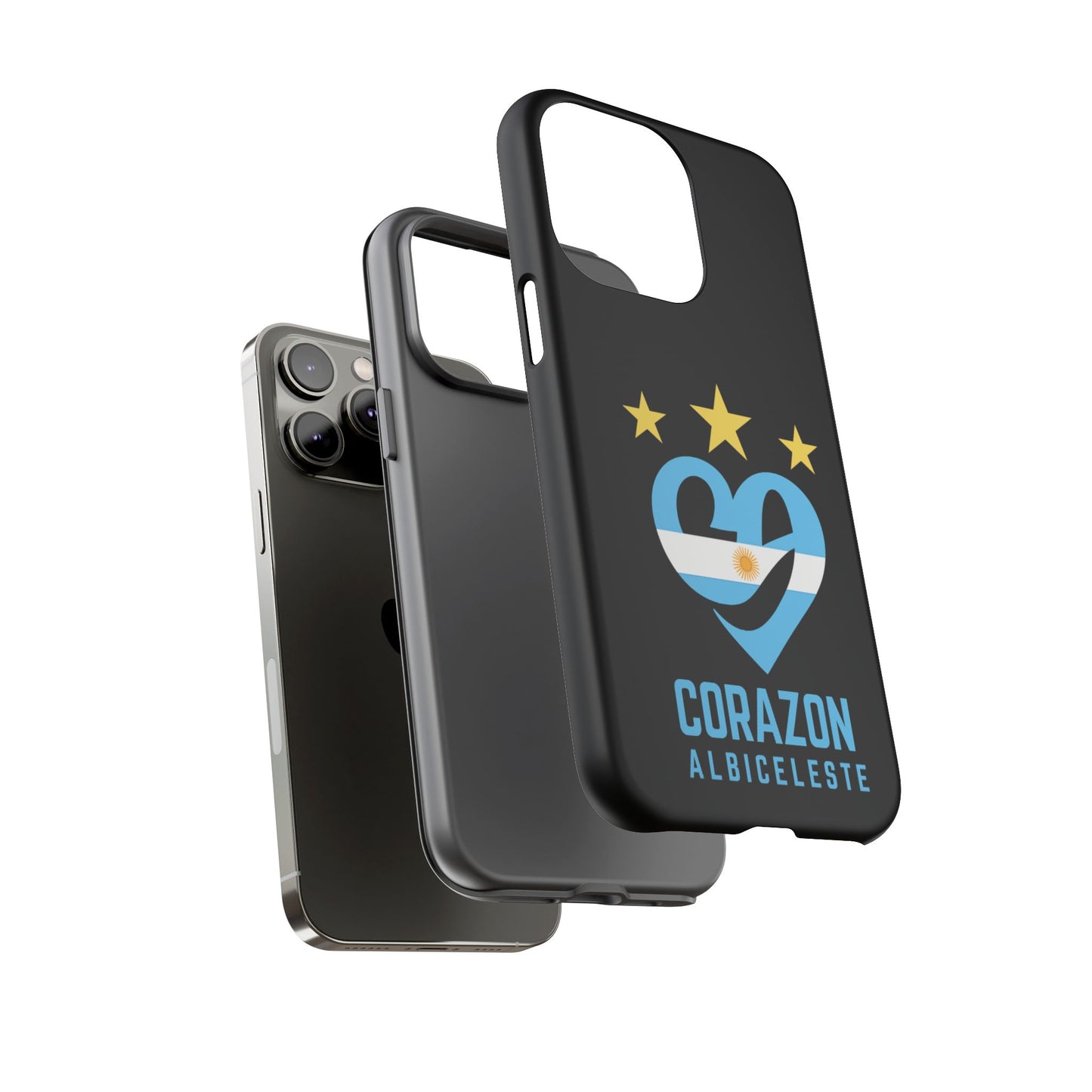 Corazon Albiceleste Phone Case - Tough & Stylish Protection for Fans