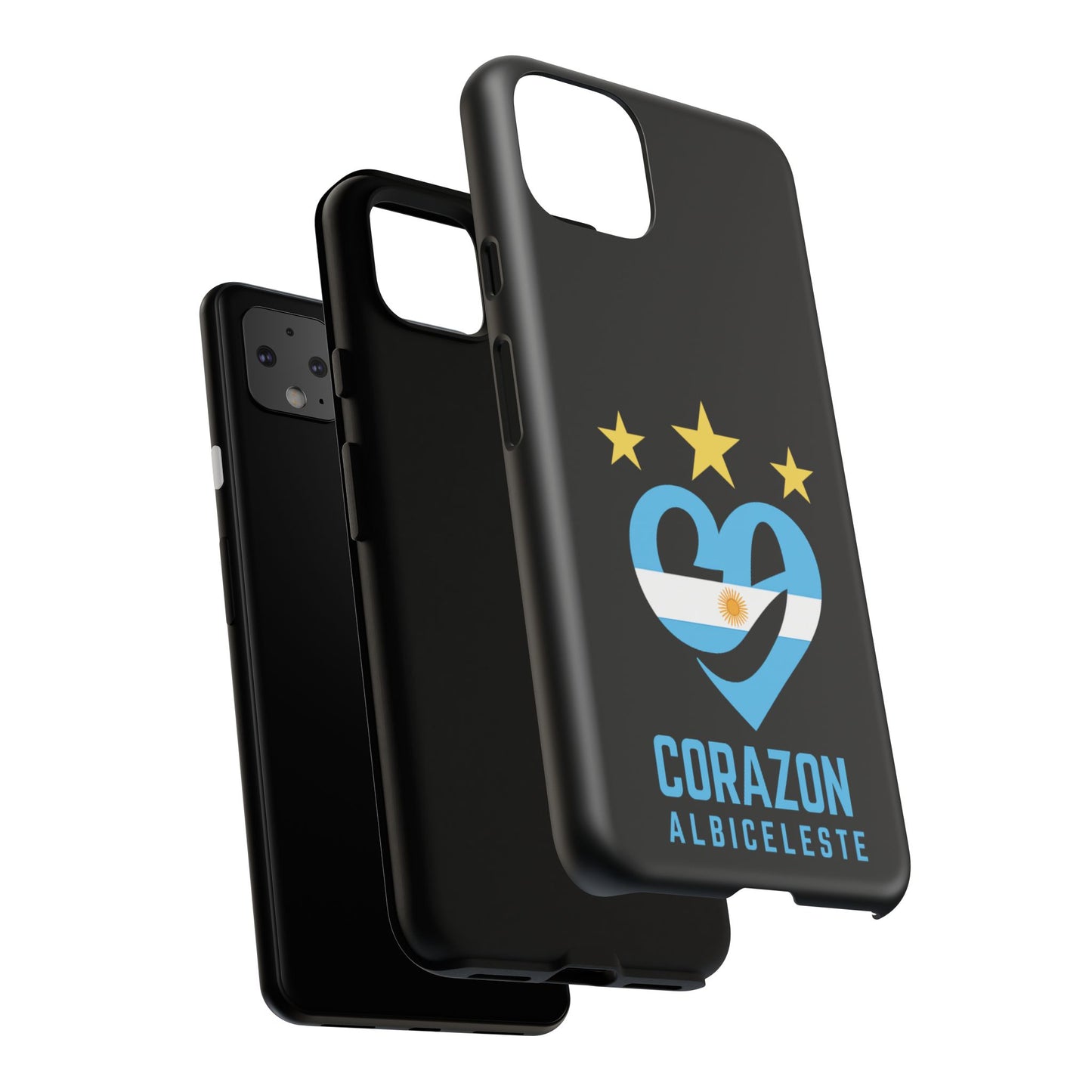 Corazon Albiceleste Phone Case - Tough & Stylish Protection for Fans