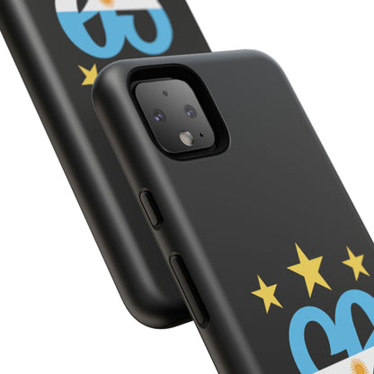 Corazon Albiceleste Phone Case - Tough & Stylish Protection for Fans