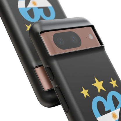 Corazon Albiceleste Phone Case - Tough & Stylish Protection for Fans