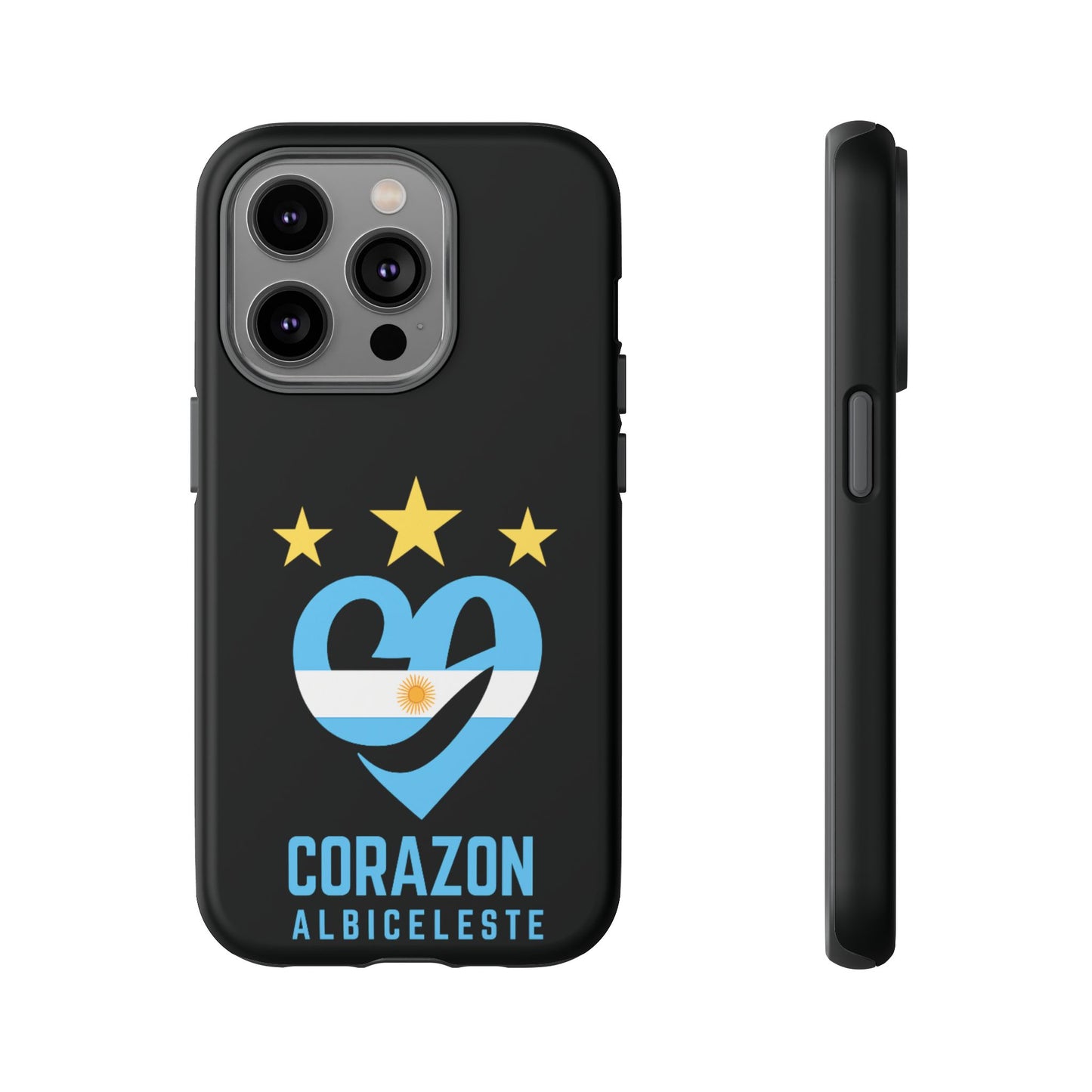 Corazon Albiceleste Phone Case - Tough & Stylish Protection for Fans