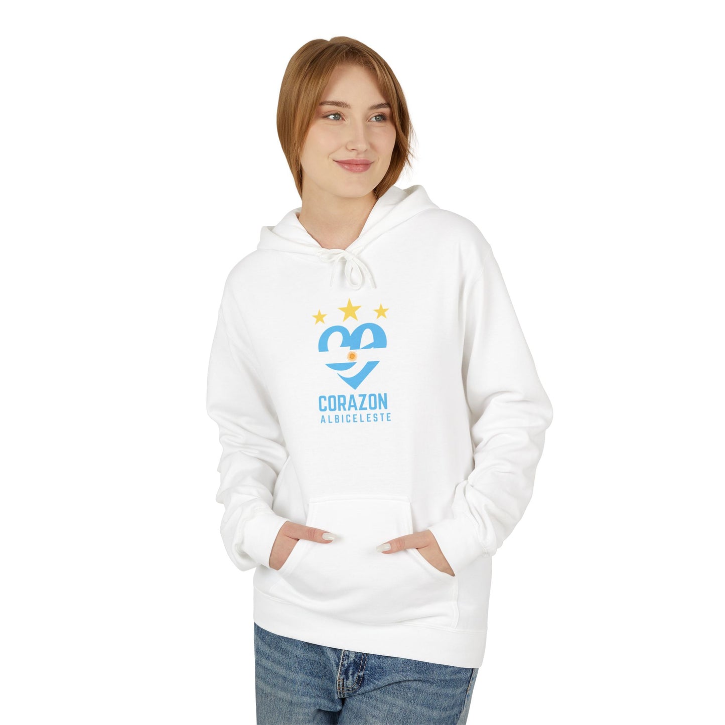 Corazon Unisex Fleece Hoodie - Soft & Stylish