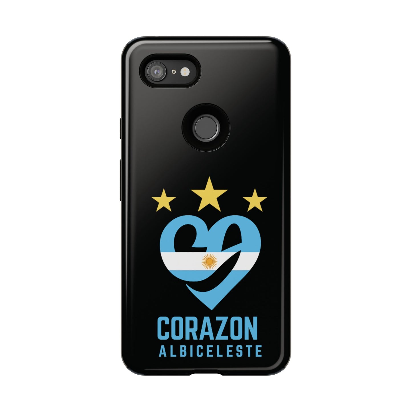 Corazon Albiceleste Phone Case - Tough & Stylish Protection for Fans