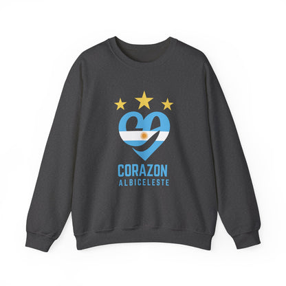 Corazon Albiceleste Unisex Sweatshirt - Heart of the Game