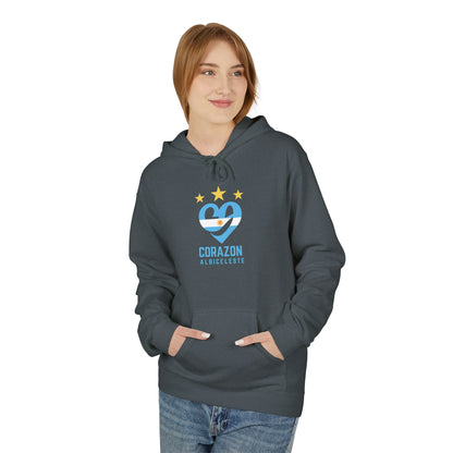 Corazon Unisex Fleece Hoodie - Soft & Stylish