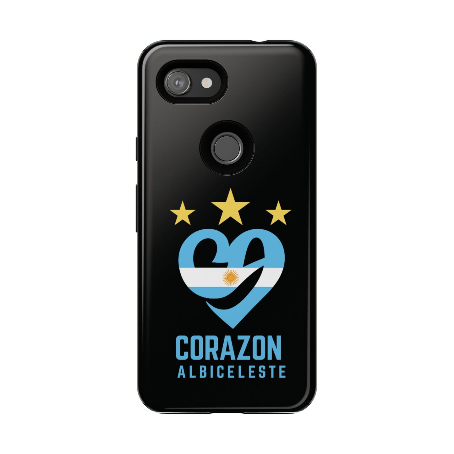 Corazon Albiceleste Phone Case - Tough & Stylish Protection for Fans