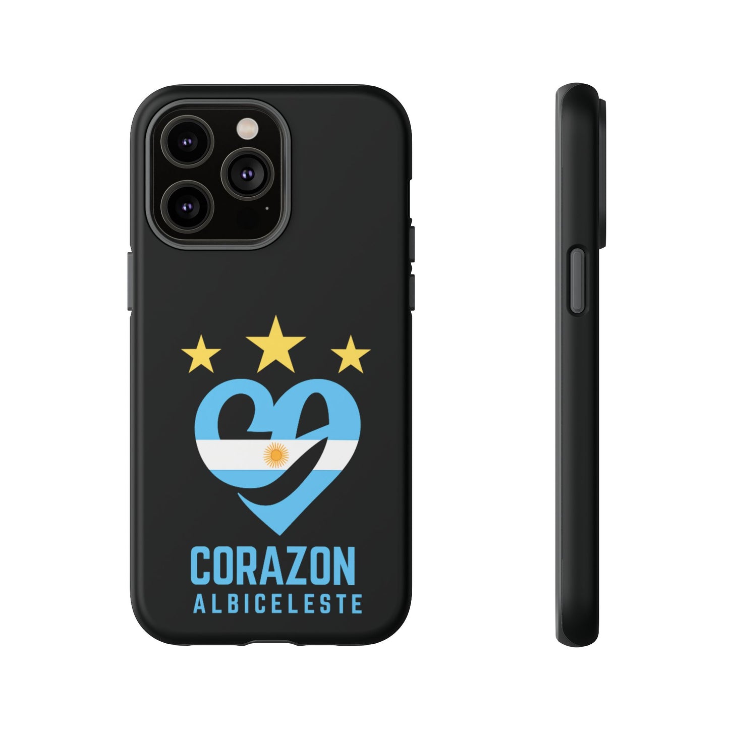Corazon Albiceleste Phone Case - Tough & Stylish Protection for Fans