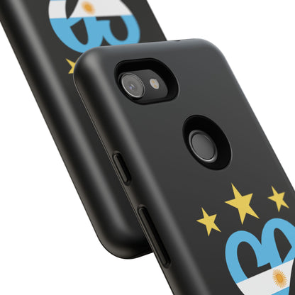 Corazon Albiceleste Phone Case - Tough & Stylish Protection for Fans