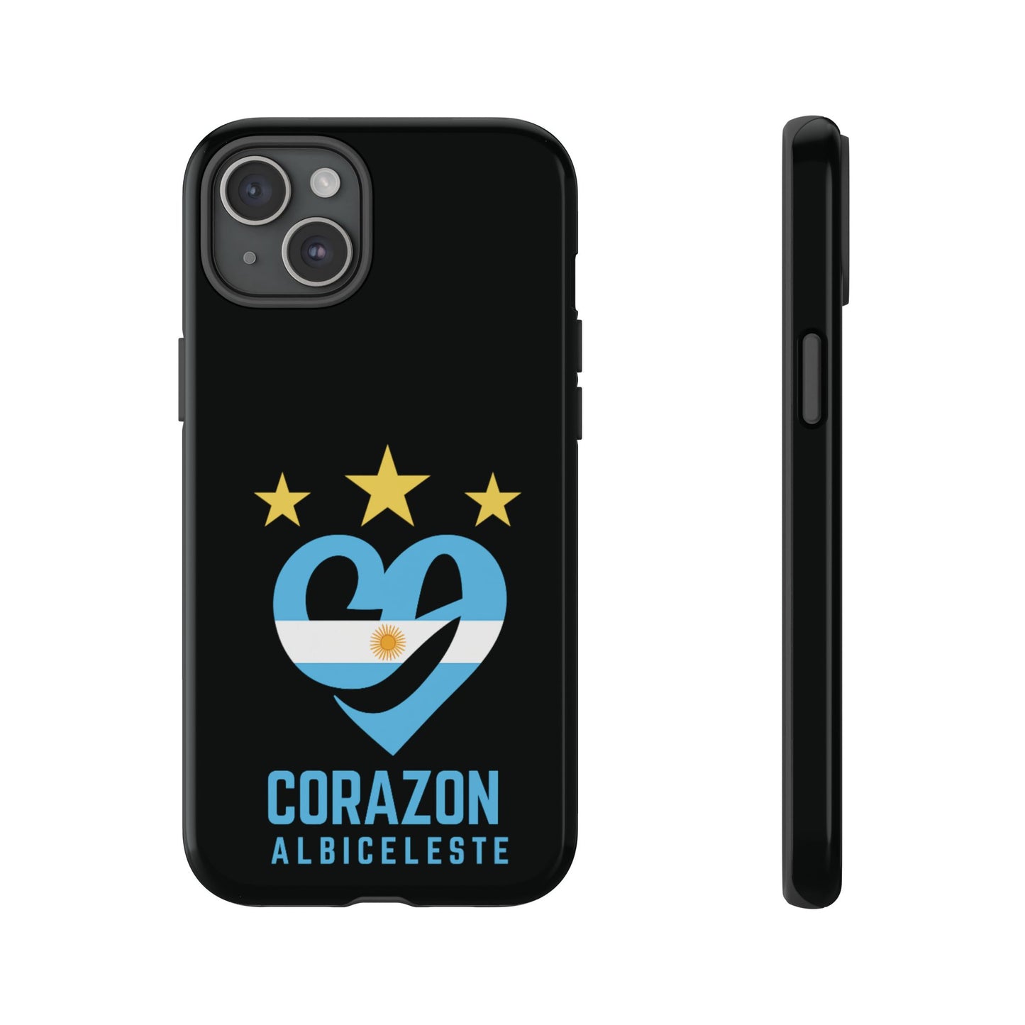 Corazon Albiceleste Phone Case - Tough & Stylish Protection for Fans