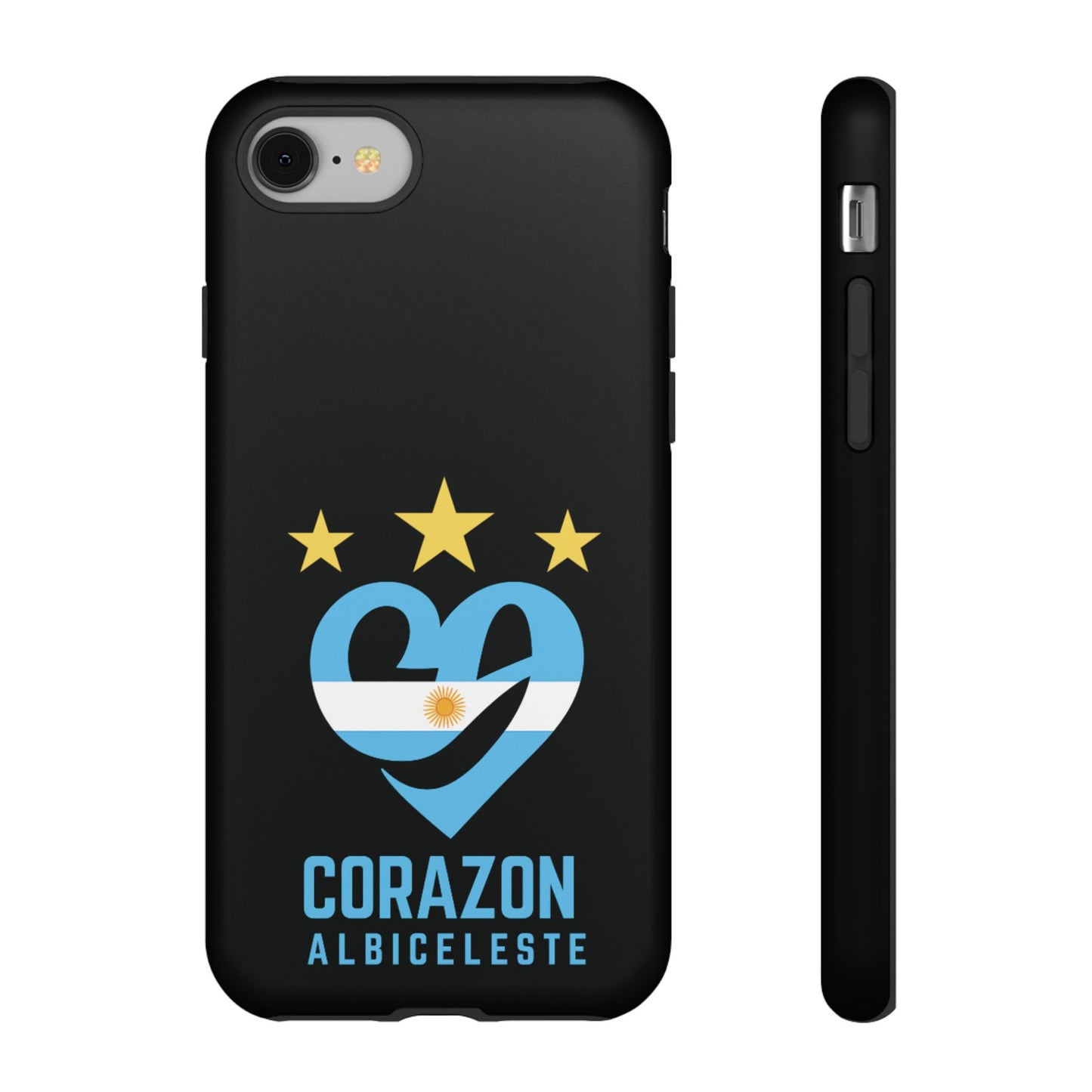 Corazon Albiceleste Phone Case - Tough & Stylish Protection for Fans