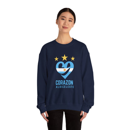 Corazon Albiceleste Unisex Sweatshirt - Heart of the Game