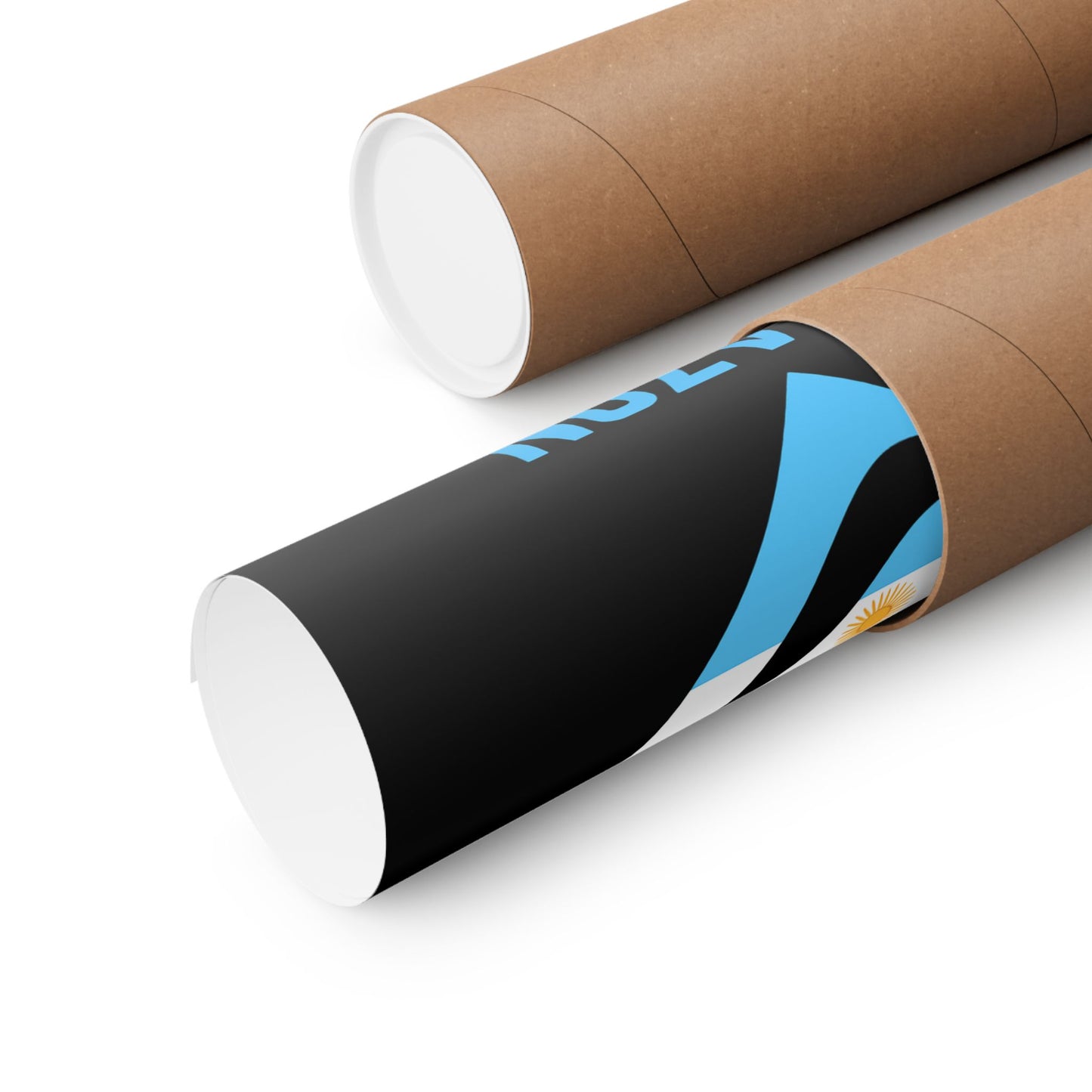 Argentina Corazon Albiceleste Matte Vertical Poster