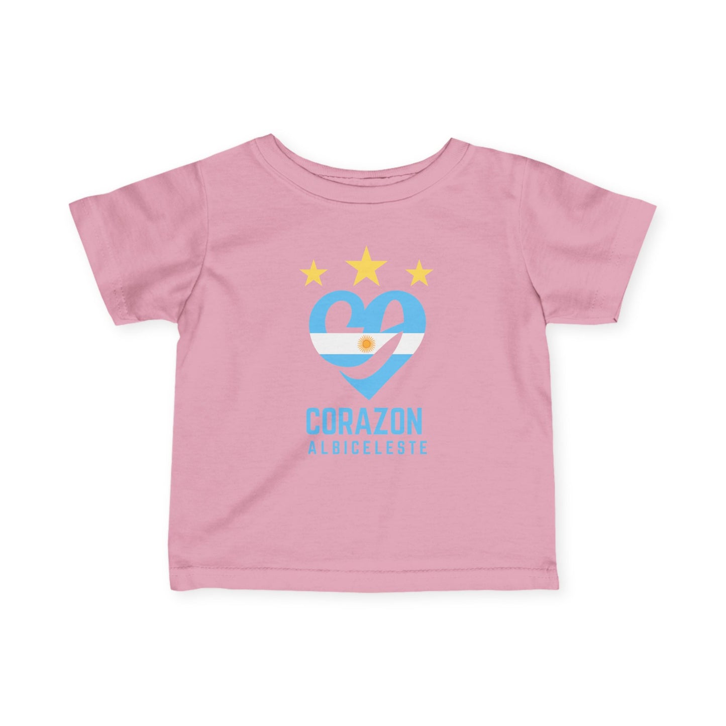 Cute Infant Jersey Tee with Corazón Design