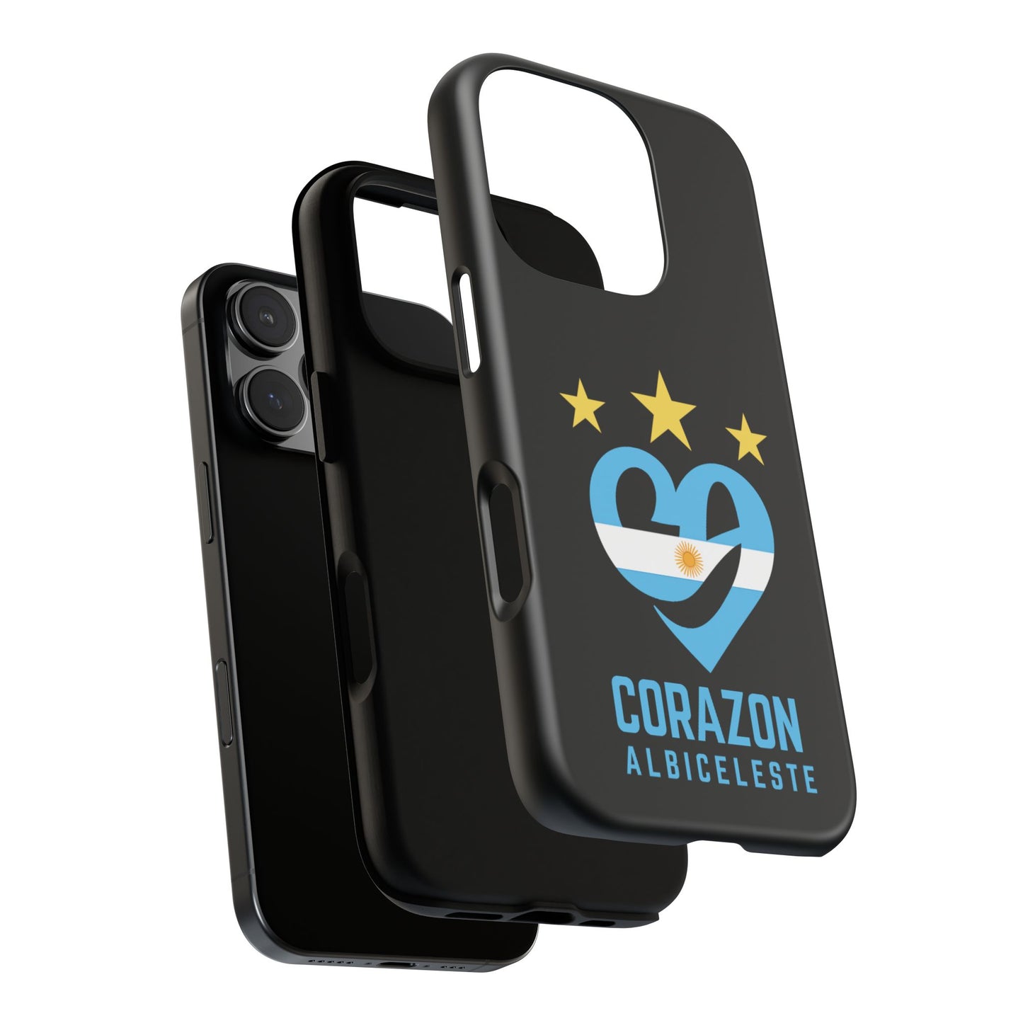 Corazon Albiceleste Phone Case - Tough & Stylish Protection for Fans