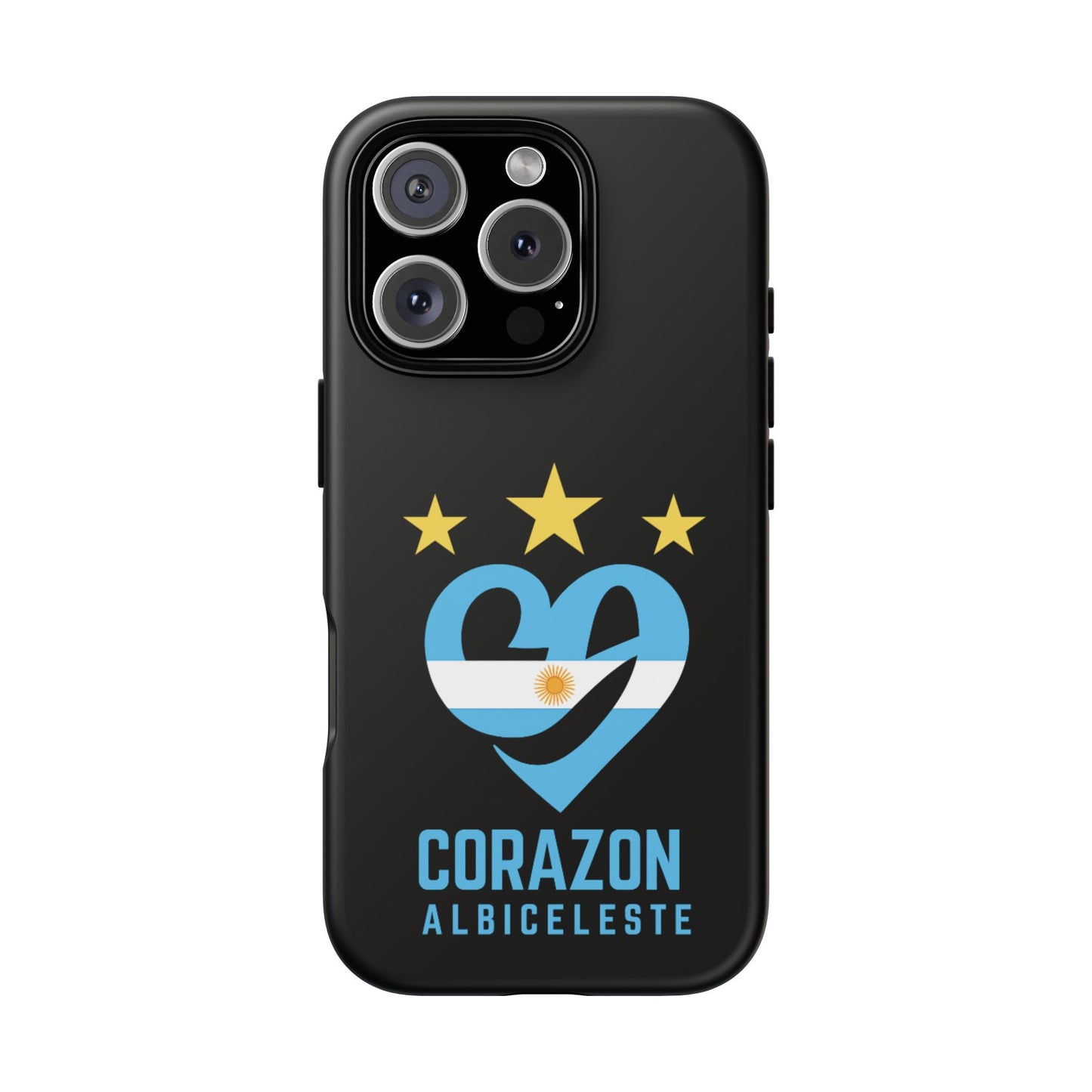 Corazon Albiceleste Phone Case - Tough & Stylish Protection for Fans