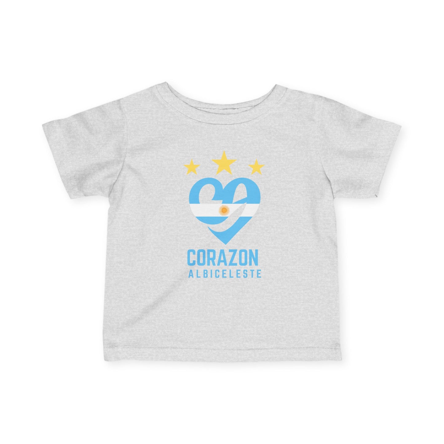 Cute Infant Jersey Tee with Corazón Design