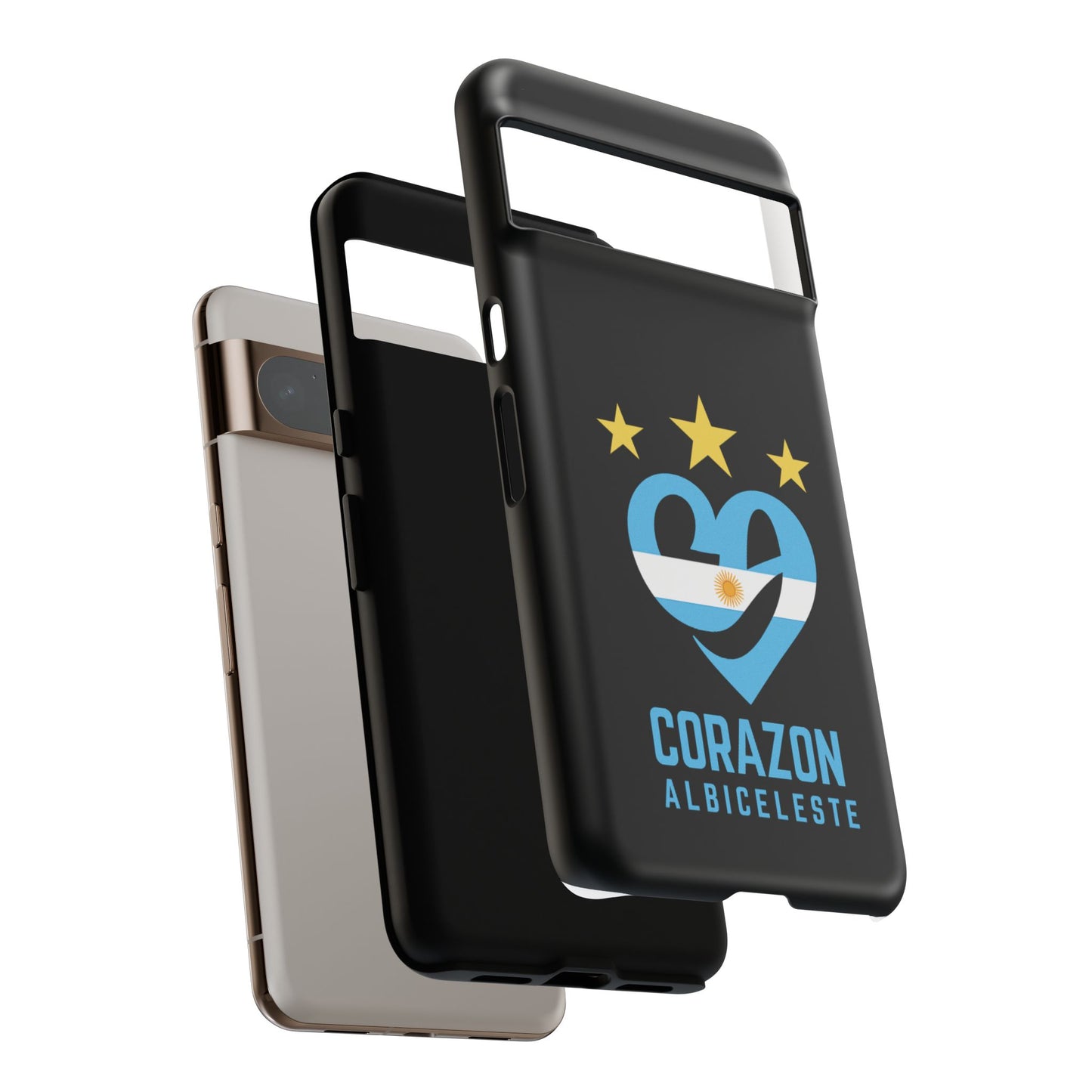 Corazon Albiceleste Phone Case - Tough & Stylish Protection for Fans