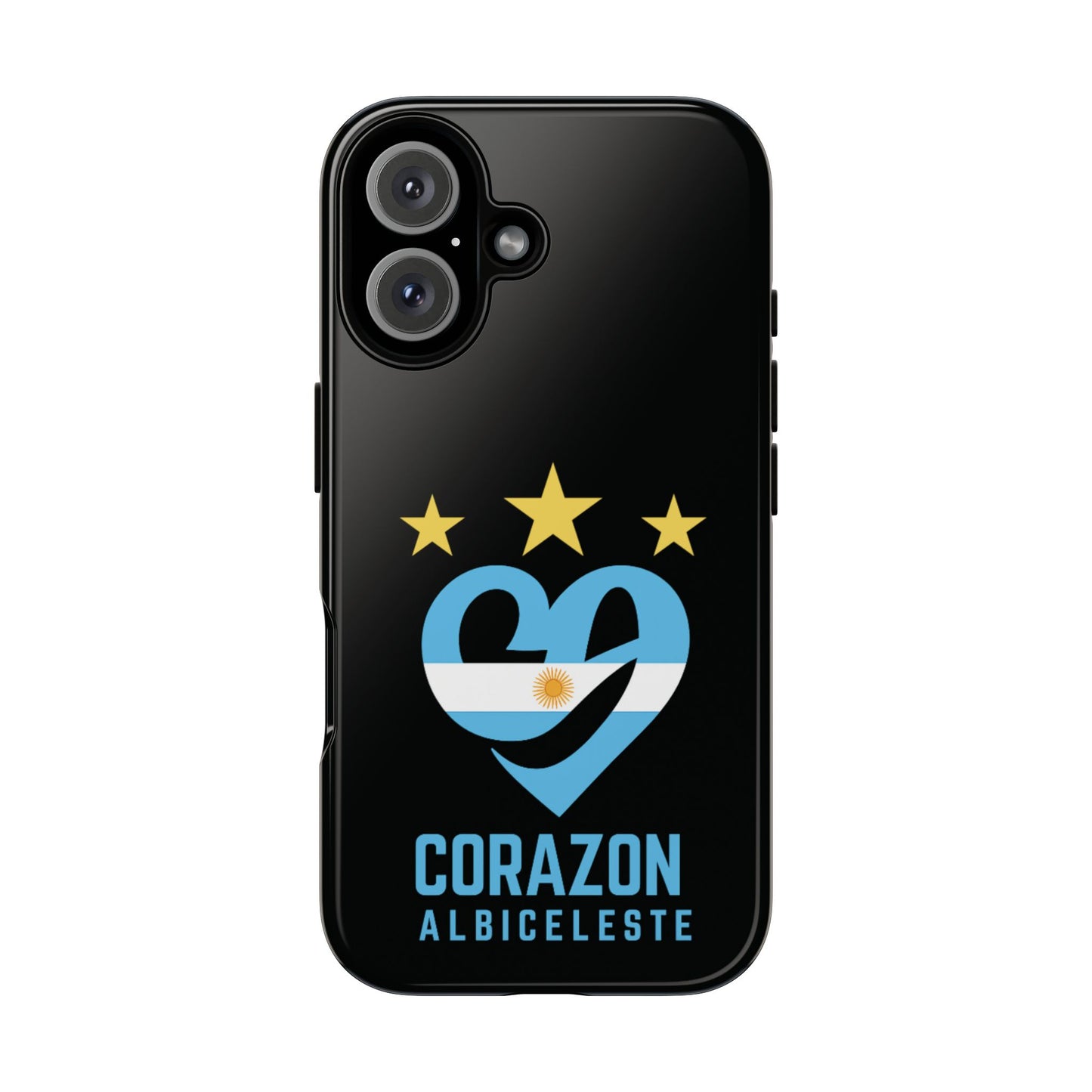Corazon Albiceleste Phone Case - Tough & Stylish Protection for Fans