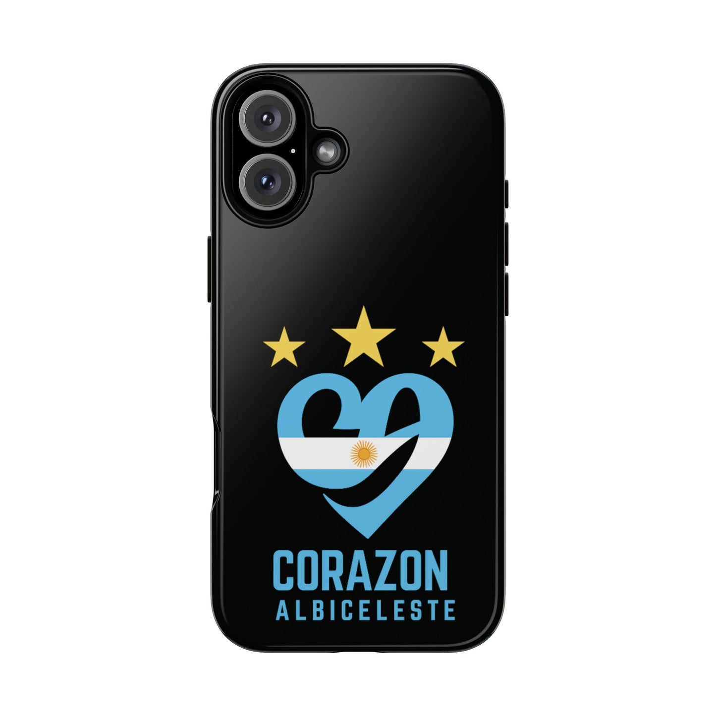 Corazon Albiceleste Phone Case - Tough & Stylish Protection for Fans