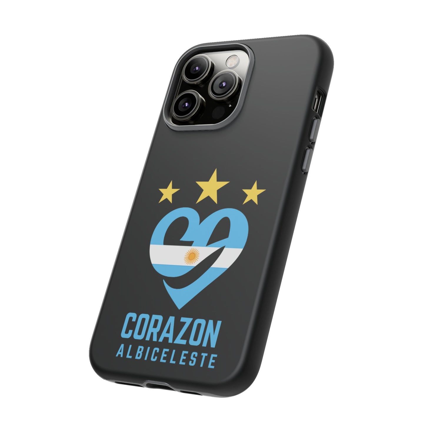 Corazon Albiceleste Phone Case - Tough & Stylish Protection for Fans