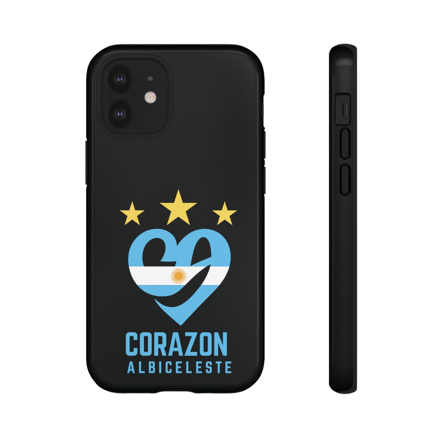 Corazon Albiceleste Phone Case - Tough & Stylish Protection for Fans
