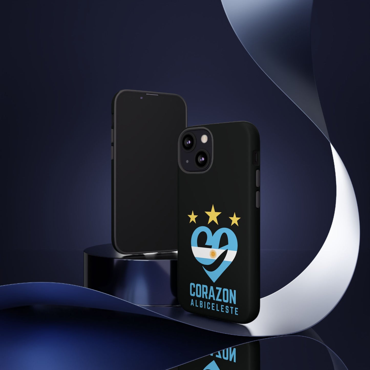 Corazon Albiceleste Phone Case - Tough & Stylish Protection for Fans