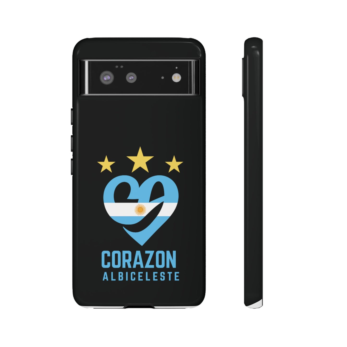 Corazon Albiceleste Phone Case - Tough & Stylish Protection for Fans