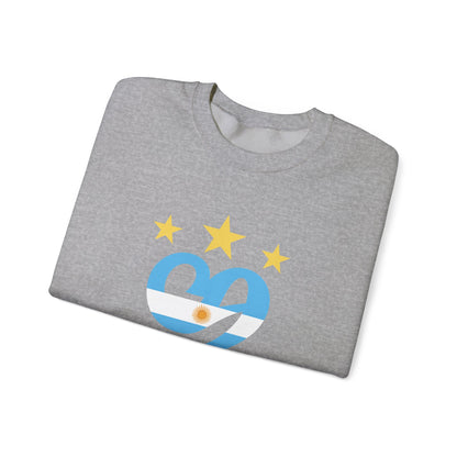 Corazon Albiceleste Unisex Sweatshirt - Heart of the Game