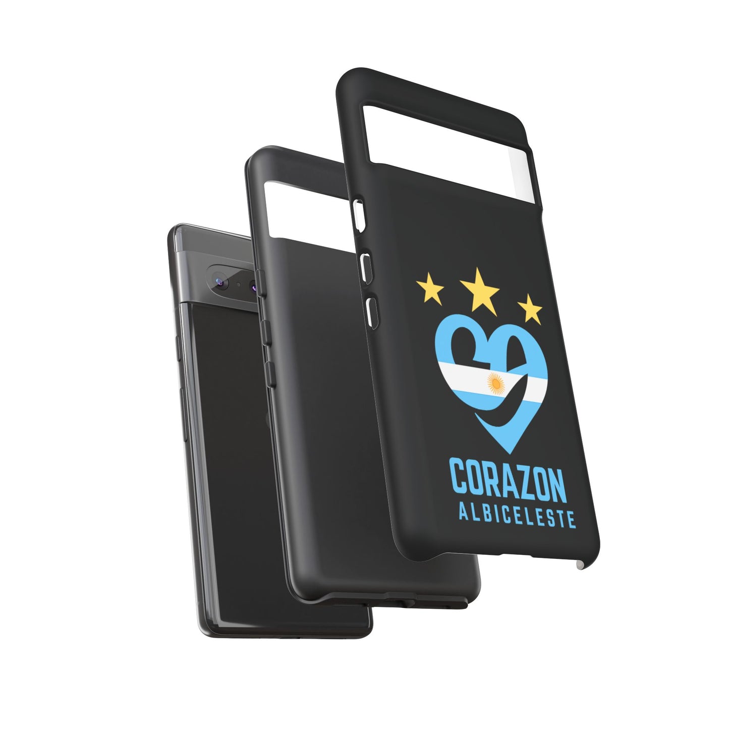 Corazon Albiceleste Phone Case - Tough & Stylish Protection for Fans