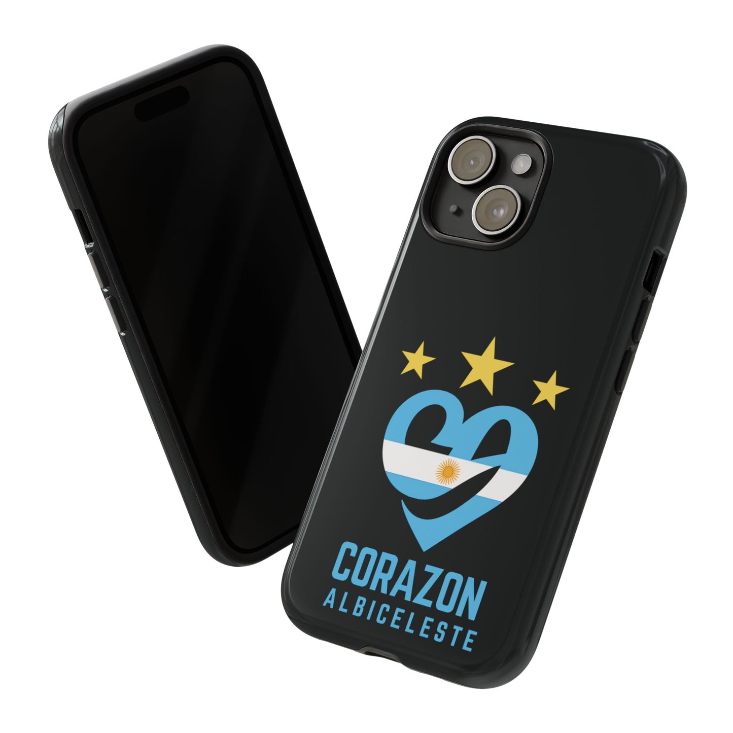 Corazon Albiceleste Phone Case - Tough & Stylish Protection for Fans