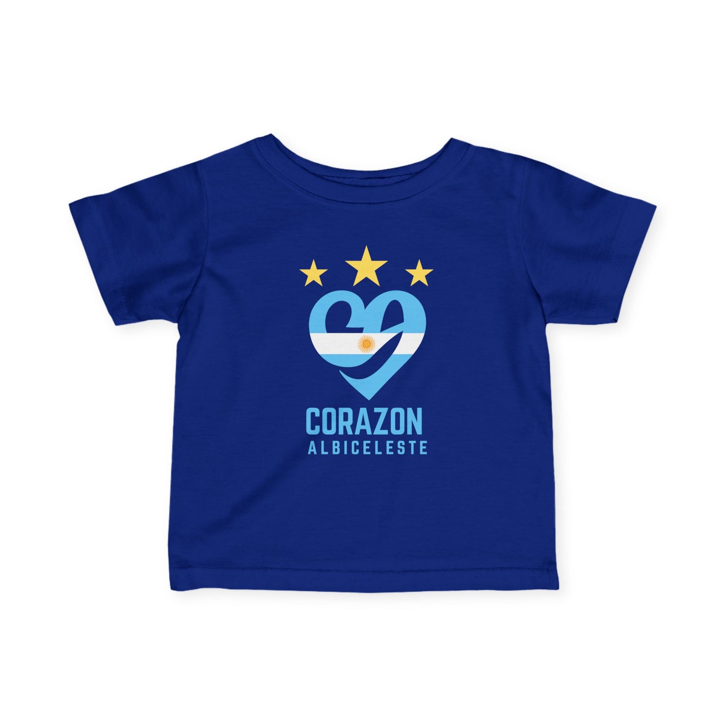 Cute Infant Jersey Tee with Corazón Design