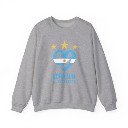 Corazon Albiceleste Unisex Sweatshirt - Heart of the Game