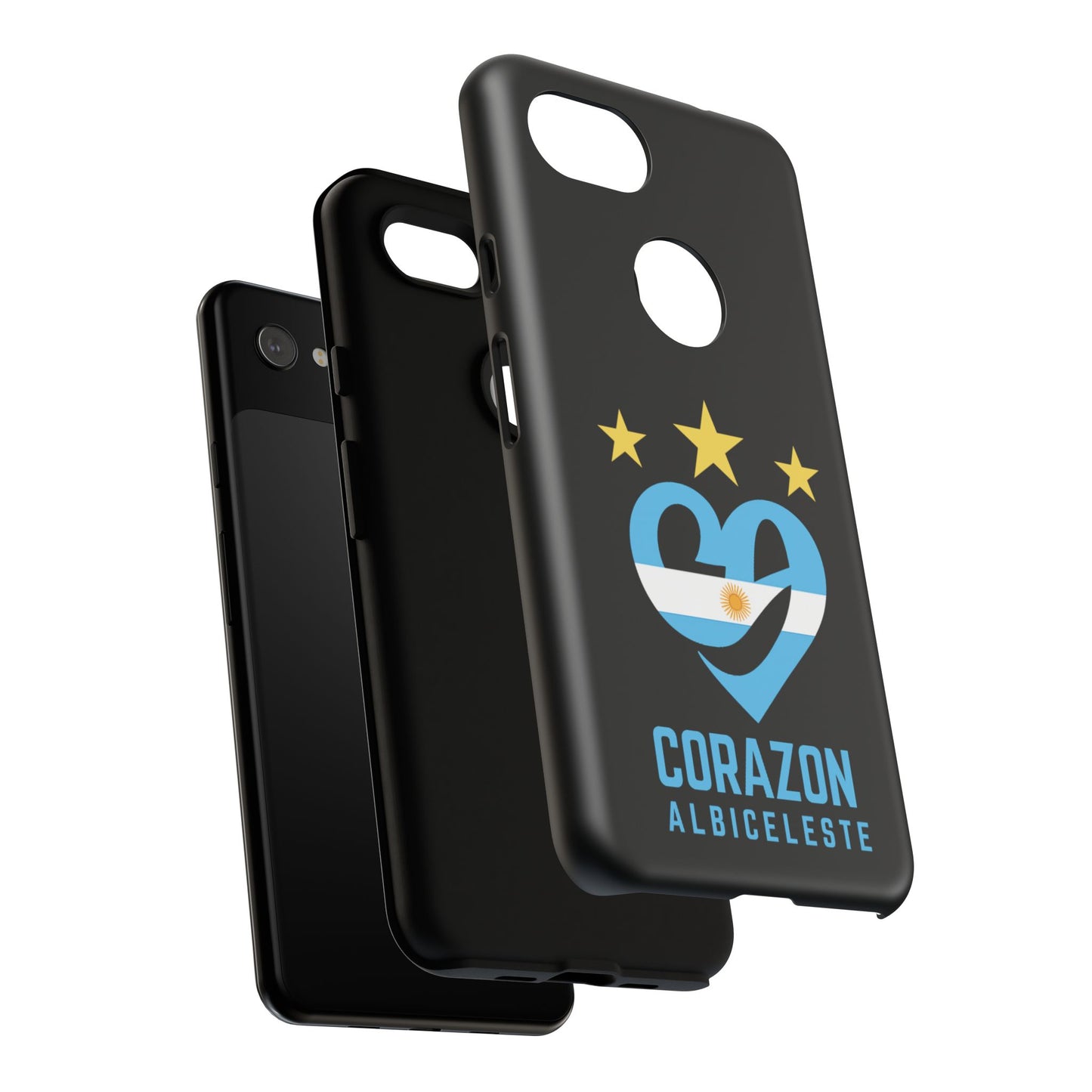 Corazon Albiceleste Phone Case - Tough & Stylish Protection for Fans