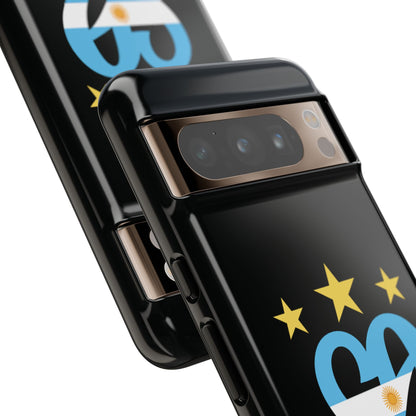 Corazon Albiceleste Phone Case - Tough & Stylish Protection for Fans