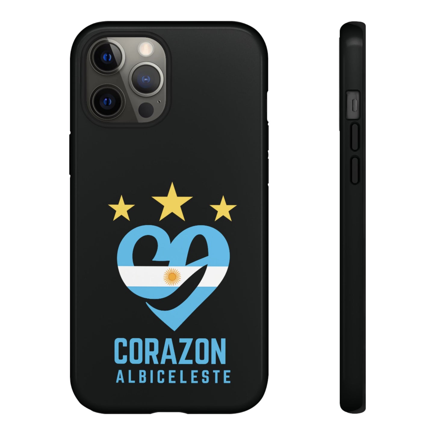 Corazon Albiceleste Phone Case - Tough & Stylish Protection for Fans