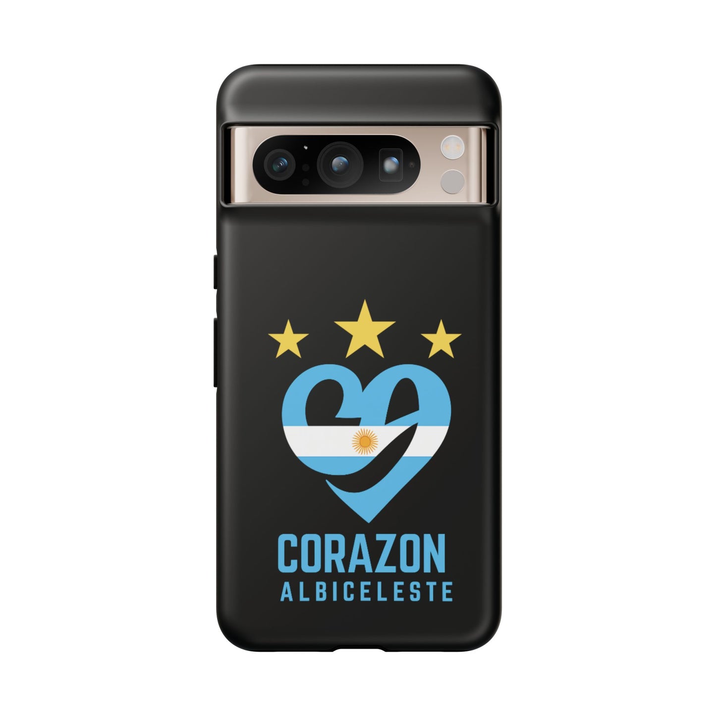 Corazon Albiceleste Phone Case - Tough & Stylish Protection for Fans