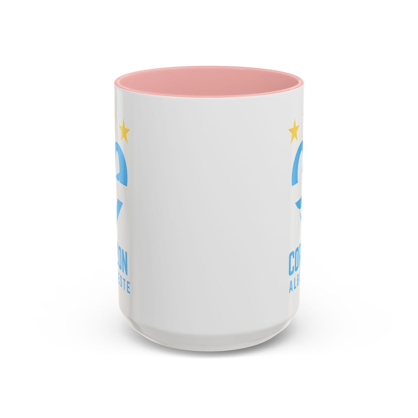 Corazon Albiceleste Accent Coffee Mug - 11 & 15oz - Perfect for Fans and Gifts