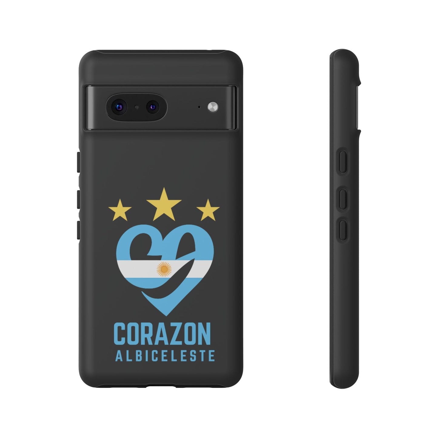 Corazon Albiceleste Phone Case - Tough & Stylish Protection for Fans