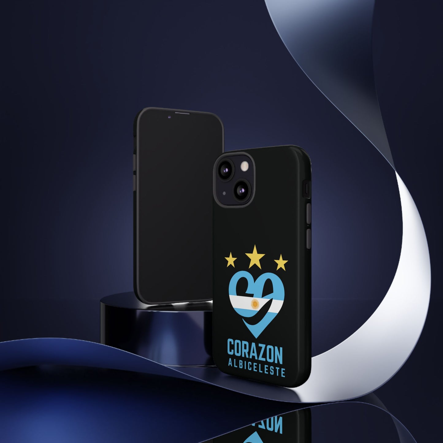 Corazon Albiceleste Phone Case - Tough & Stylish Protection for Fans